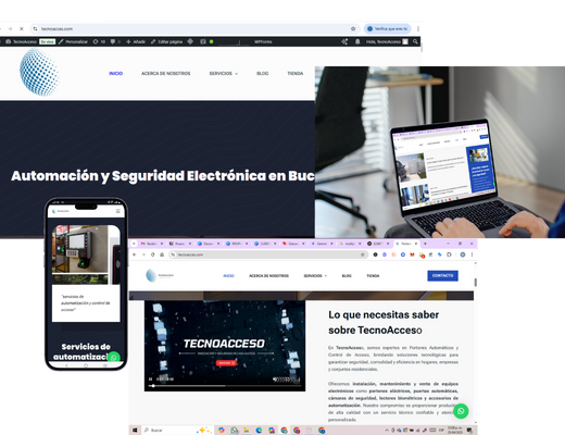 Pagina web TecnoAcceso TecnoAcceso